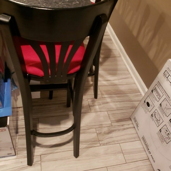 Set of 6 Bar Stools - Picture 4 of 6